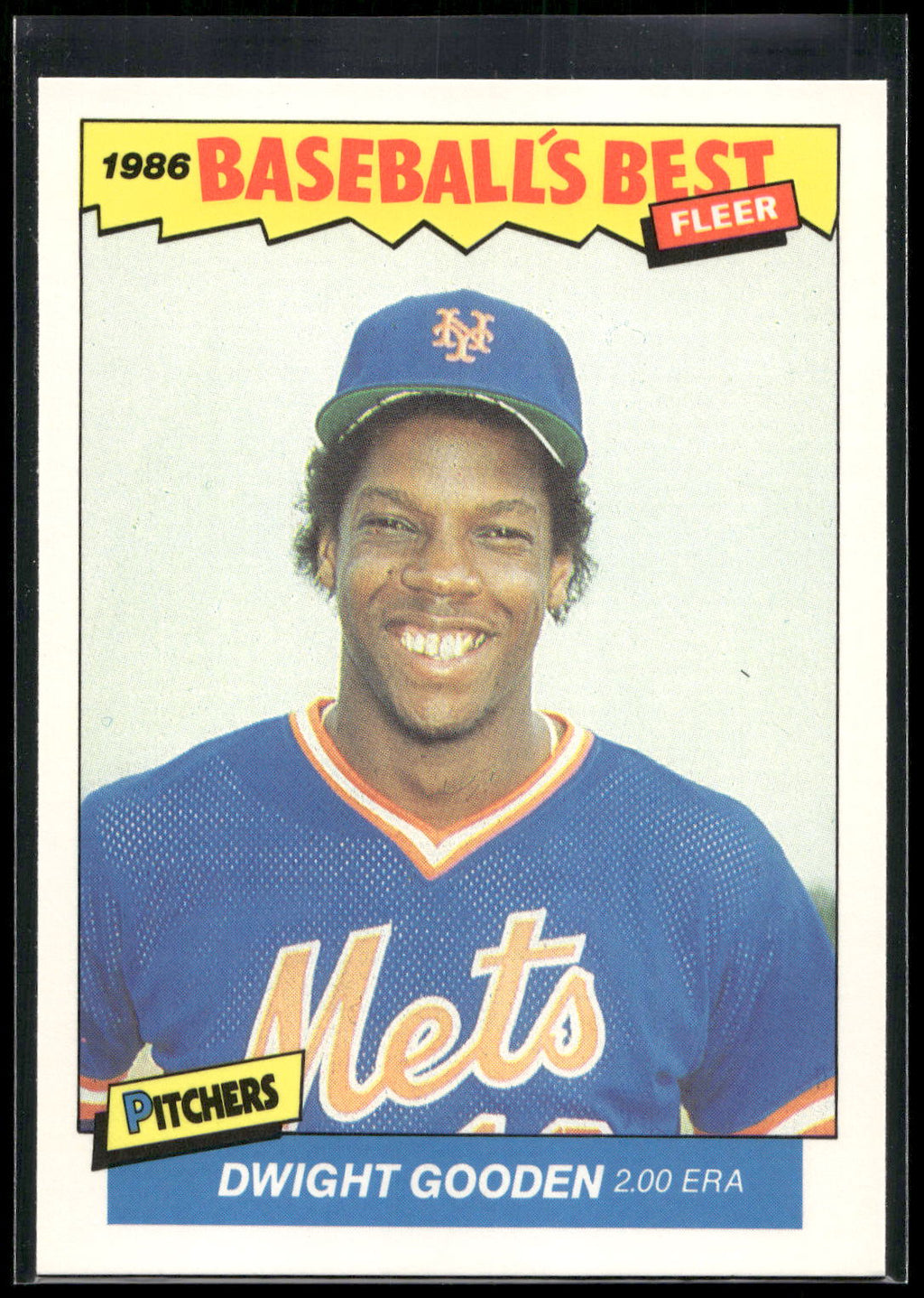 1986 Fleer Baseball's Best Sluggers vs. Pitchers #11 Dwight Gooden