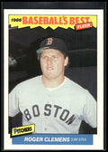 1986 Fleer Baseball's Best Sluggers vs. Pitchers #7 Roger Clemens