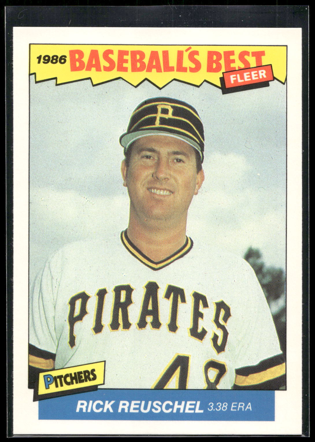 1986 Fleer Baseball's Best Sluggers vs. Pitchers #27 Rick Reuschel