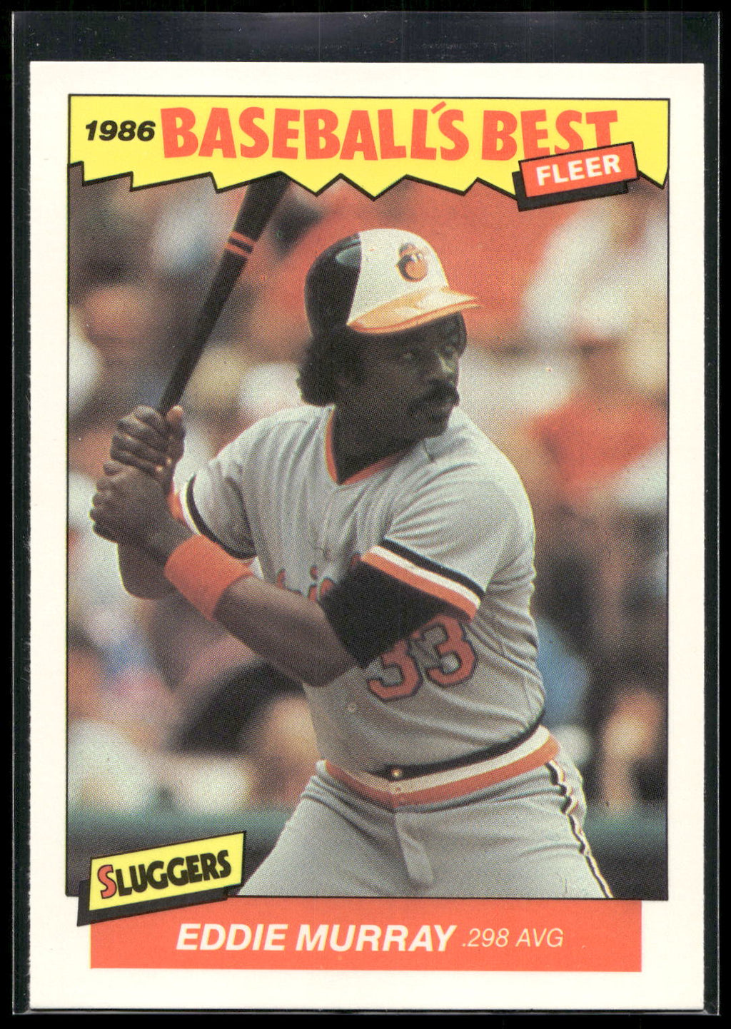 1986 Fleer Baseball's Best Sluggers vs. Pitchers #25 Eddie Murray