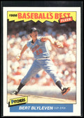 1986 Fleer Baseball's Best Sluggers vs. Pitchers #1 Bert Blyleven