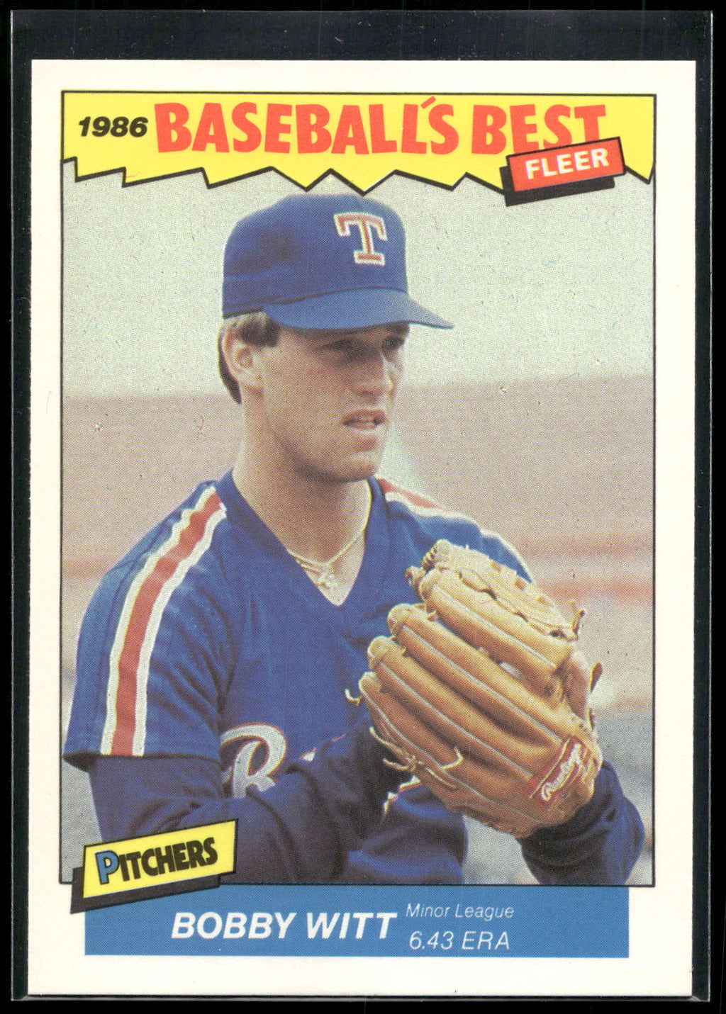 1986 Fleer Baseball's Best Sluggers vs. Pitchers #42 Bobby Witt