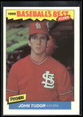 1986 Fleer Baseball's Best Sluggers vs. Pitchers #40 John Tudor