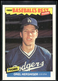 1986 Fleer Baseball's Best Sluggers vs. Pitchers #16 Orel Hershiser