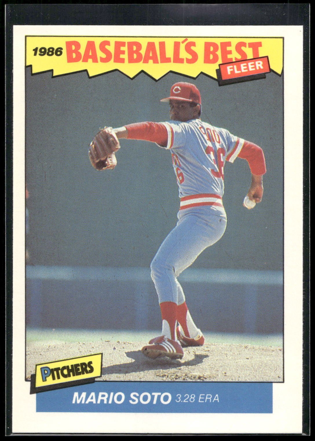 1986 Fleer Baseball's Best Sluggers vs. Pitchers #36 Mario Soto