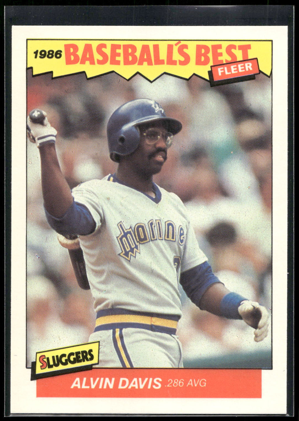 1986 Fleer Baseball's Best Sluggers vs. Pitchers #8 Alvin Davis