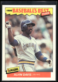 1986 Fleer Baseball's Best Sluggers vs. Pitchers #8 Alvin Davis