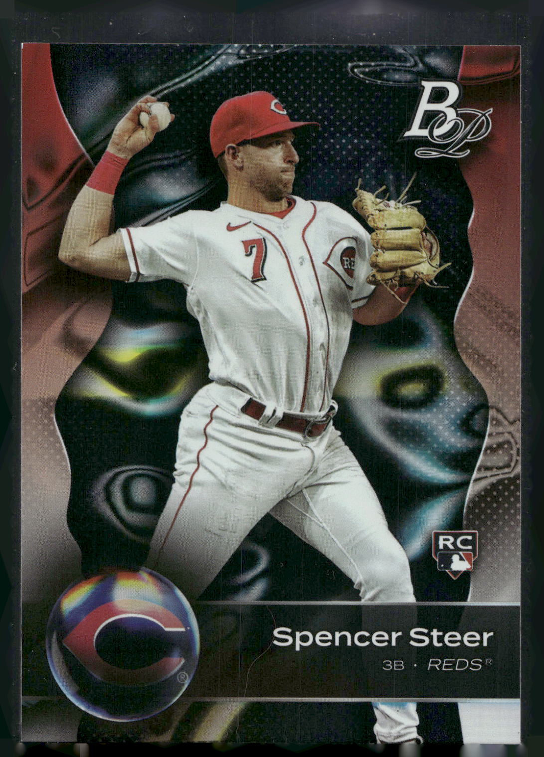 2023 Bowman Platinum #76 Spencer Steer