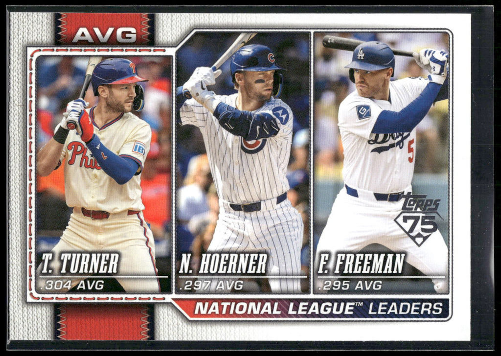 2026 Topps #151 (Trea Turner / Nico Hoerner / Freddie Freeman)