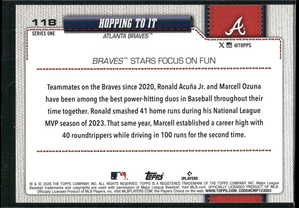 2026 Topps #118 Hopping to It