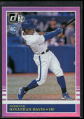 2019 Donruss #221 Jonathan Davis Holo Pink