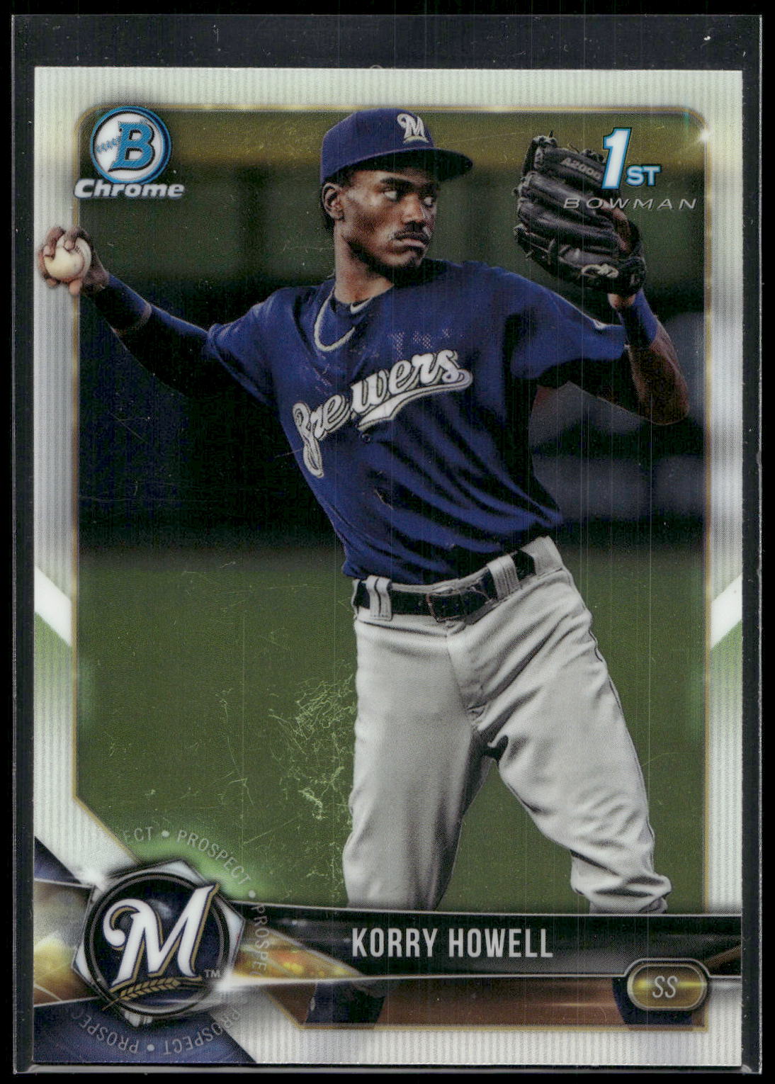 2018 Bowman Draft #BDC-61 Korry Howell Chrome