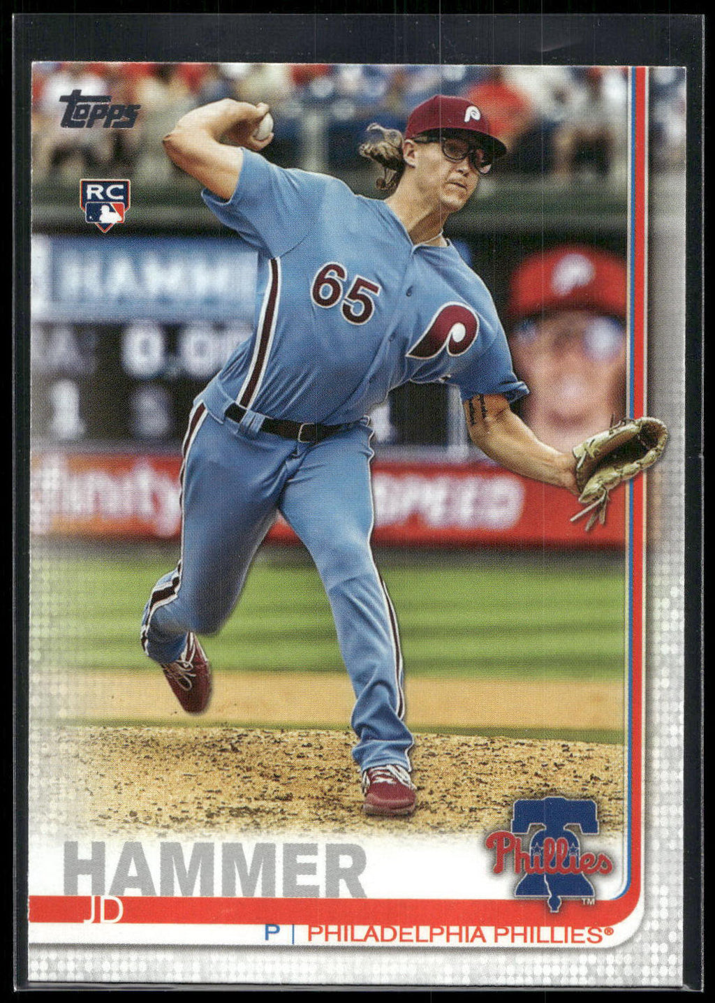 2019 Topps Update #US27 J.D. Hammer