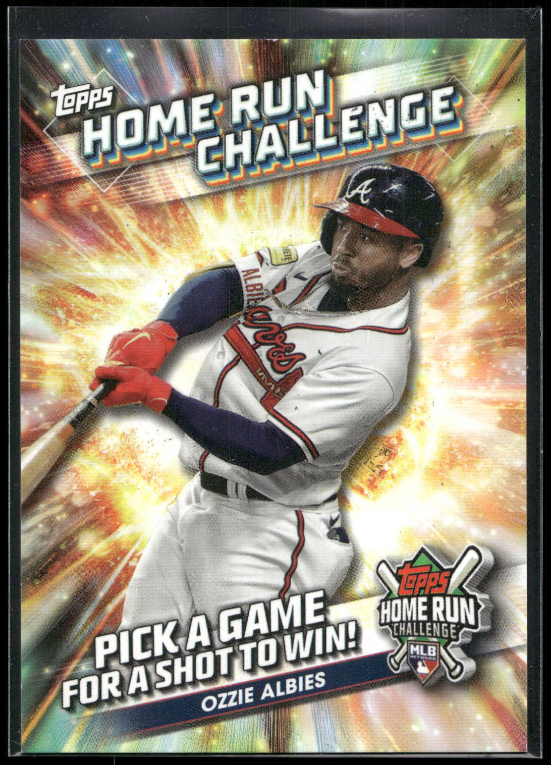 2024 Topps #HRC-6 Ozzie Albies Home Run Challenge (Series Two)