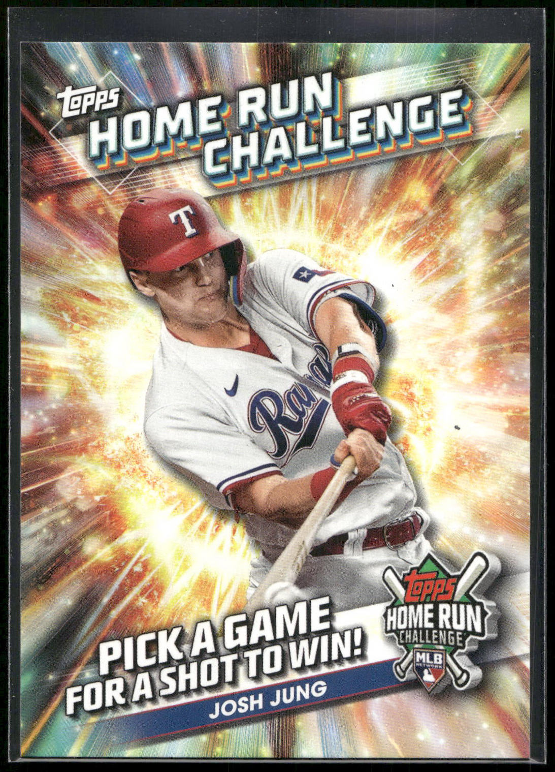 2024 Topps #HRC-26 Josh Jung Home Run Challenge (Series One)