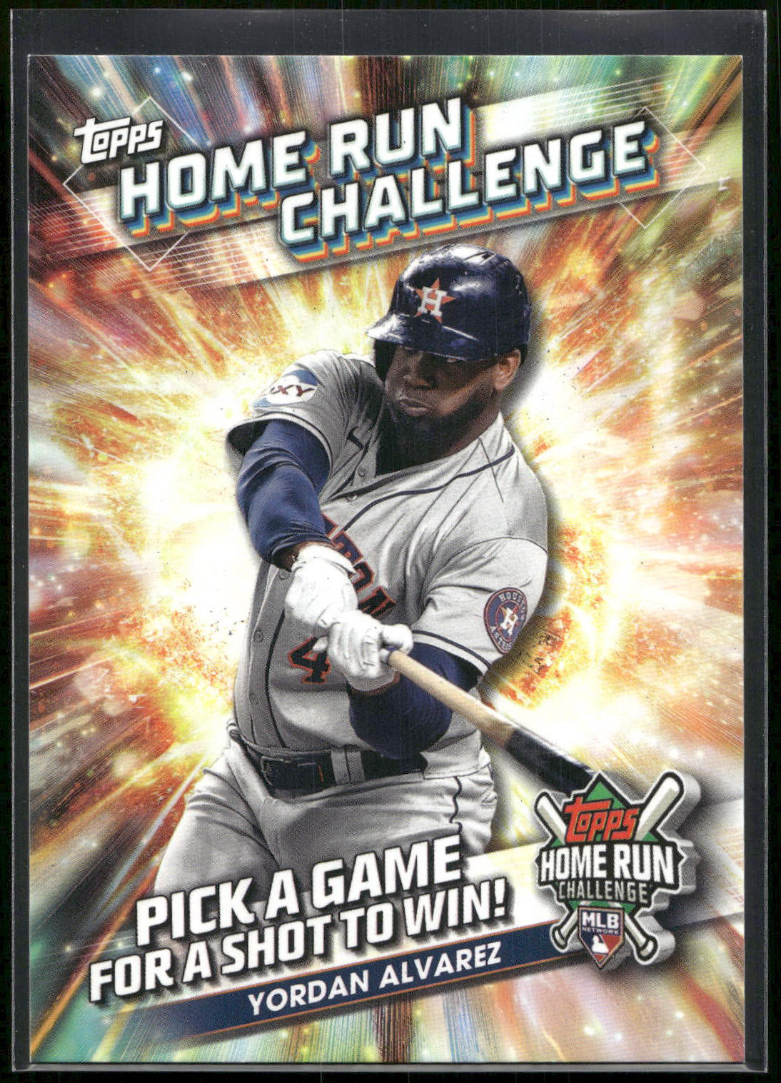 2024 Topps #HRC-11 Yordan Alvarez Home Run Challenge (Series Two)
