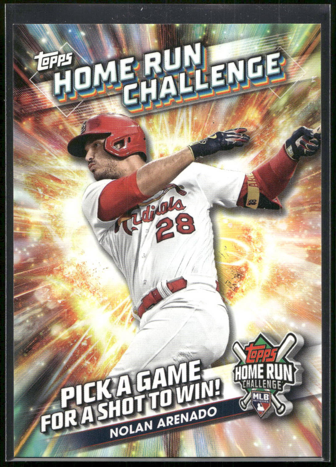 2024 Topps #HRC-23 Nolan Arenado Home Run Challenge (Series One)