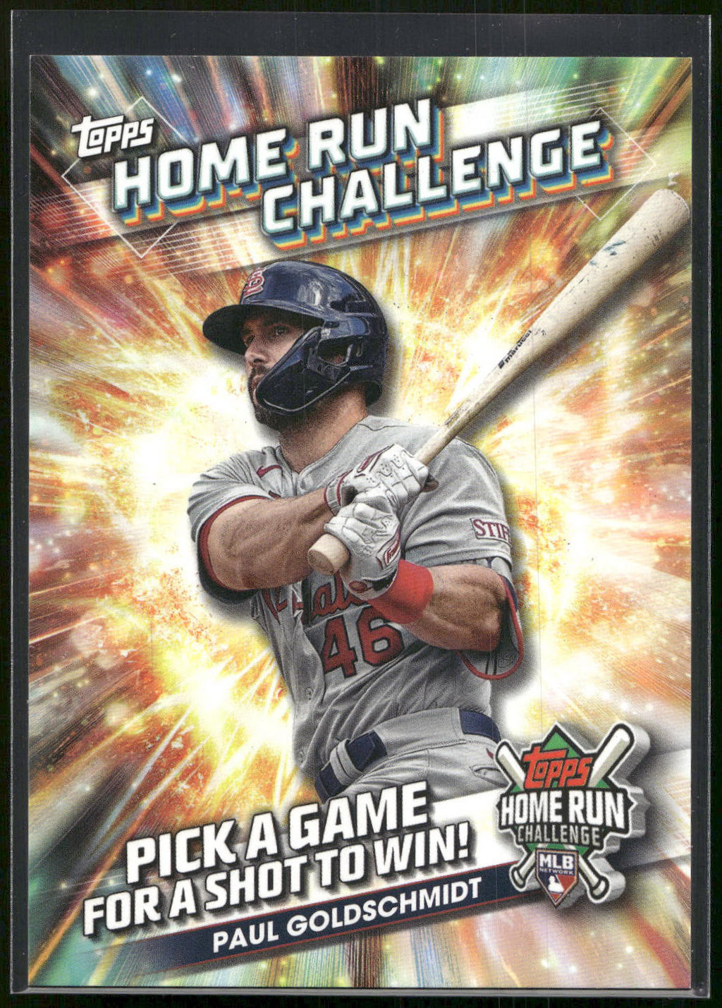 2024 Topps #HRC-24 Paul Goldschmidt Home Run Challenge (Series One)