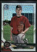 2018 Bowman #BCP113 Taylor Clarke Chrome Prospects Mojo Refractor