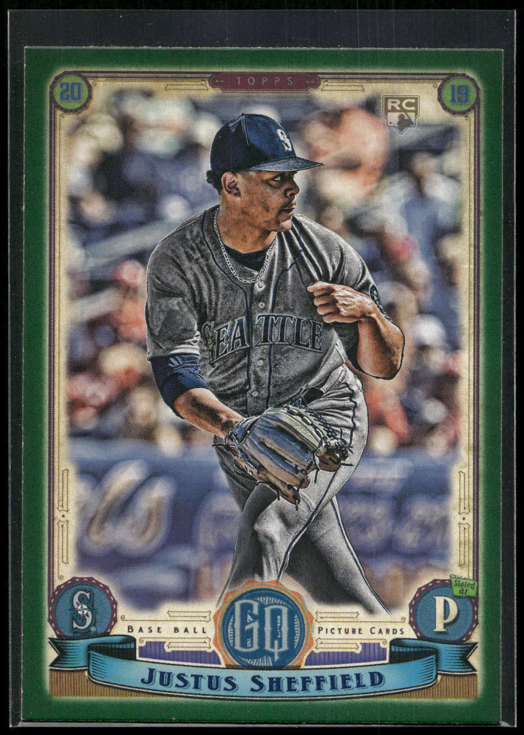 2019 Topps Gypsy Queen #187 Justus Sheffield Green
