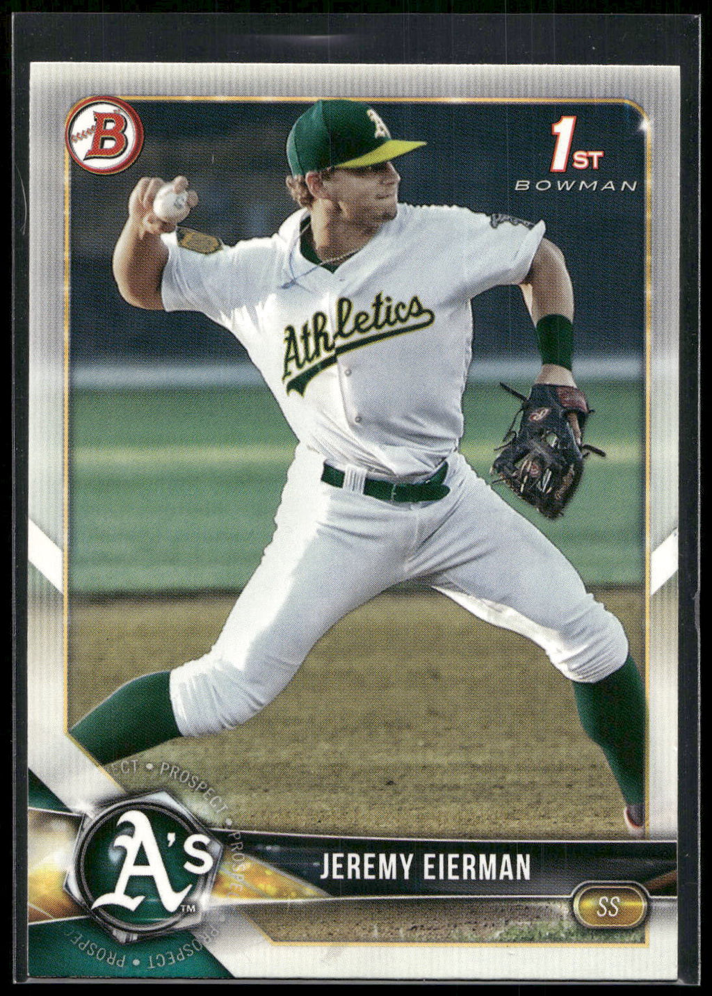 2018 Bowman Draft #BD-179 Jeremy Eierman