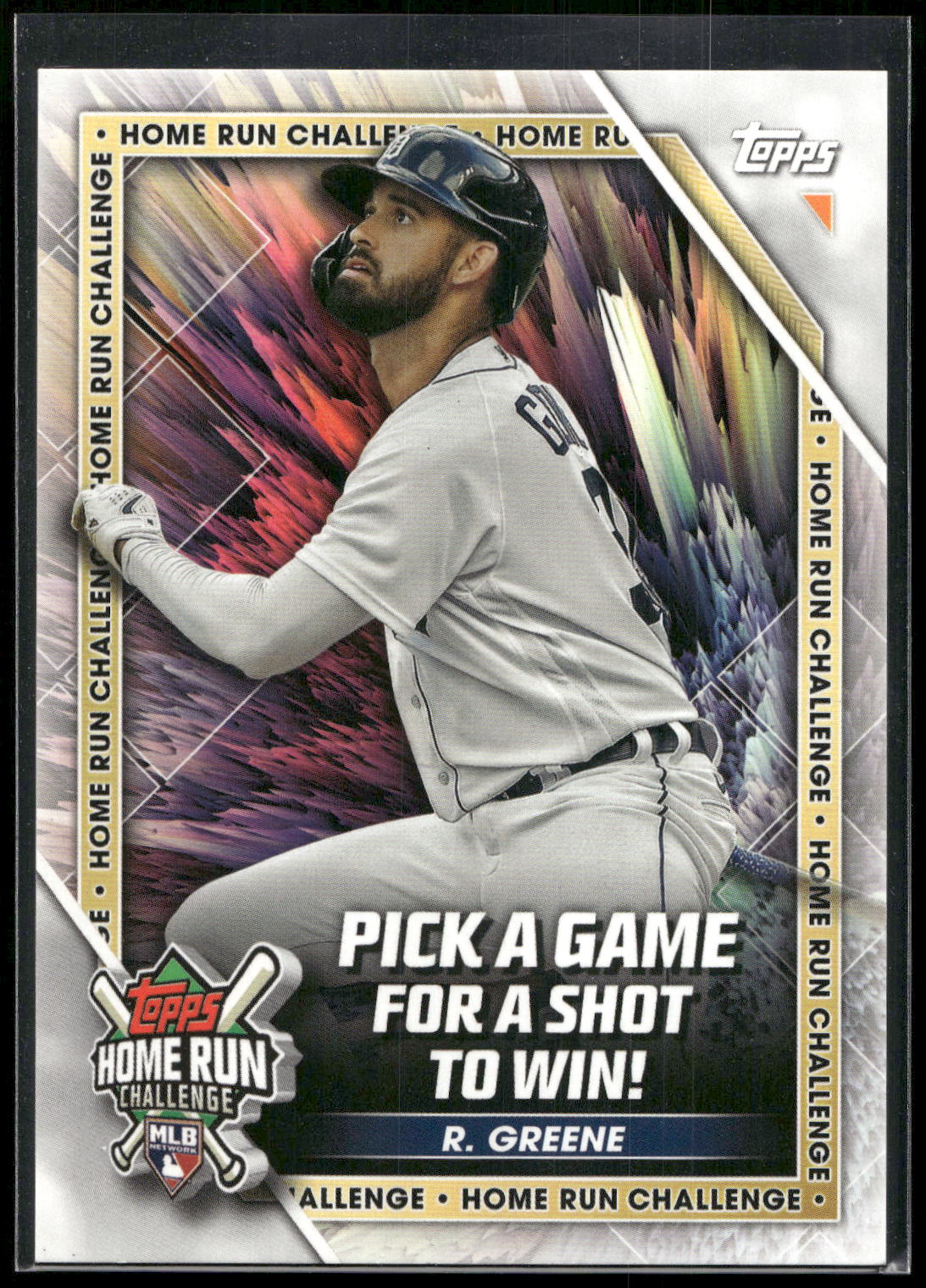 2023 Topps #HRC-24 Riley Greene Home Run Challenge (Series One)