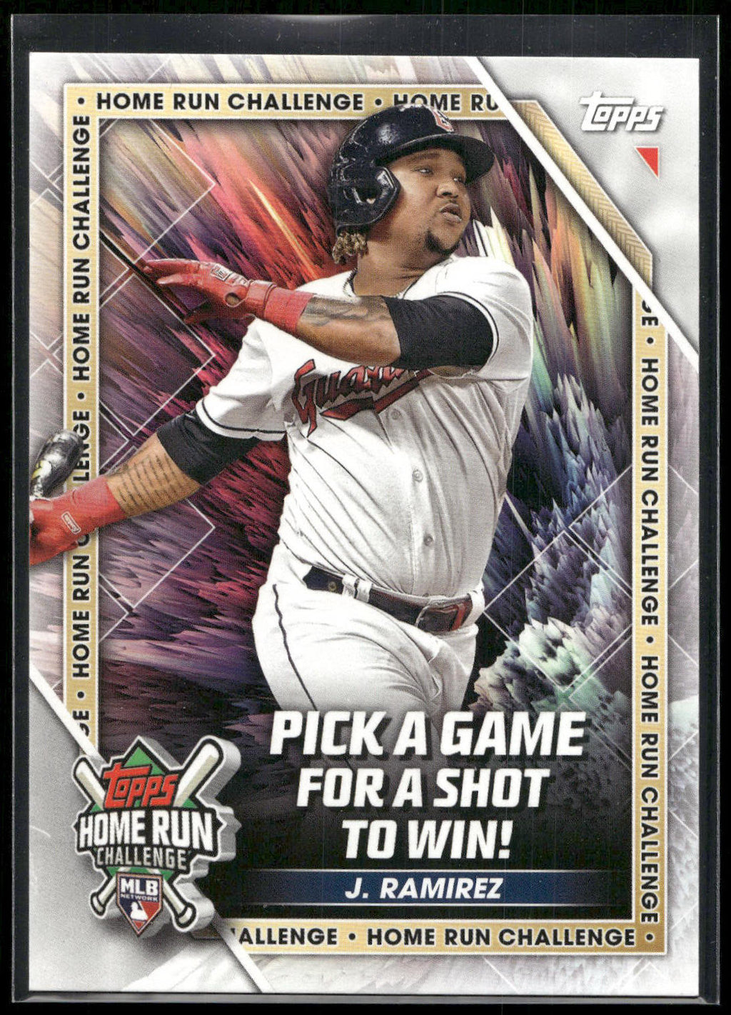 2023 Topps #HRC-14 José Ramírez Home Run Challenge (Series One)