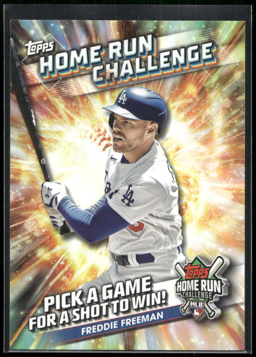 2024 Topps #HRC-12 Freddie Freeman Home Run Challenge (Series One)