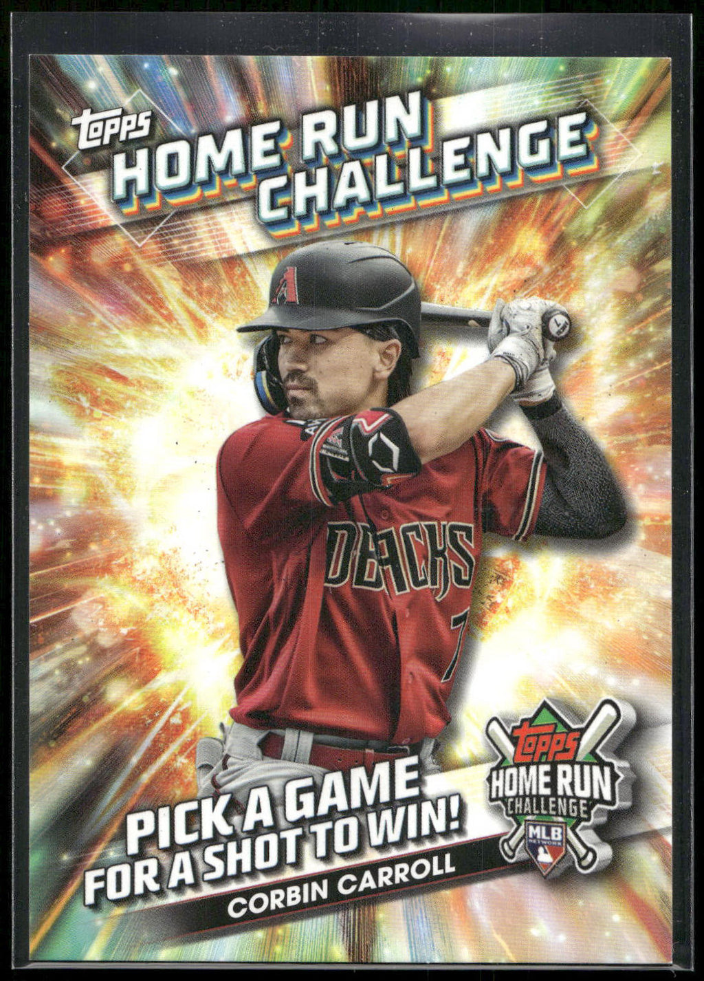 2024 Topps #HRC-3 Corbin Carroll Home Run Challenge (Series One)