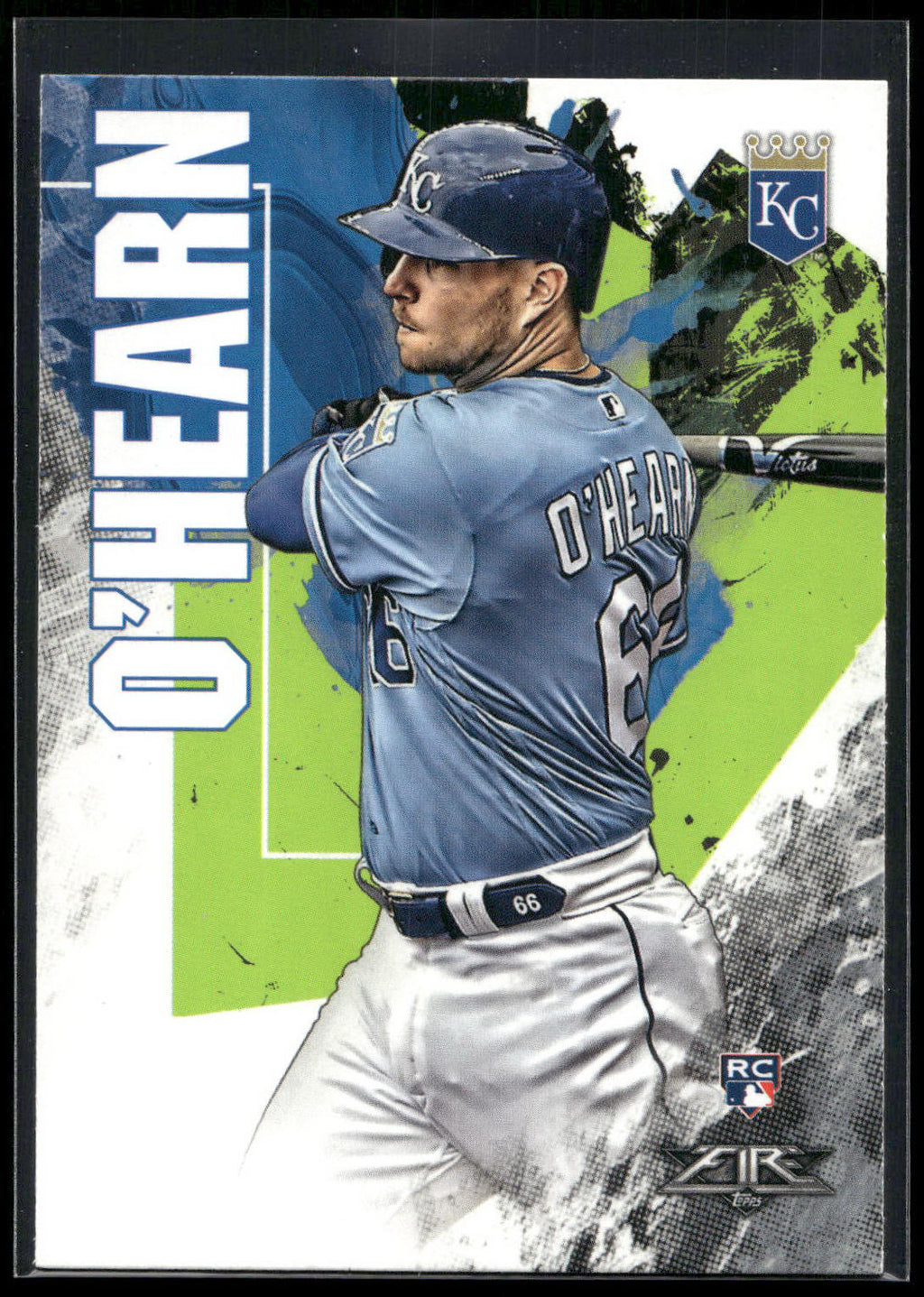 2019 Topps Fire #27 Ryan O'Hearn