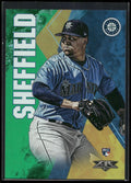 2019 Topps Fire #50 Justus Sheffield Green #/199