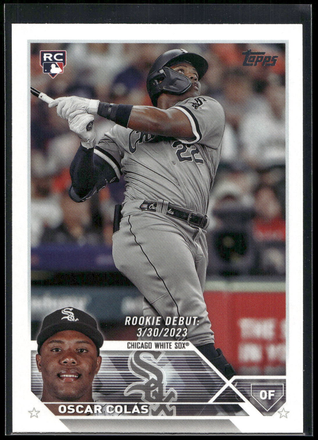 2023 Topps Update #US205 Oscar Colás