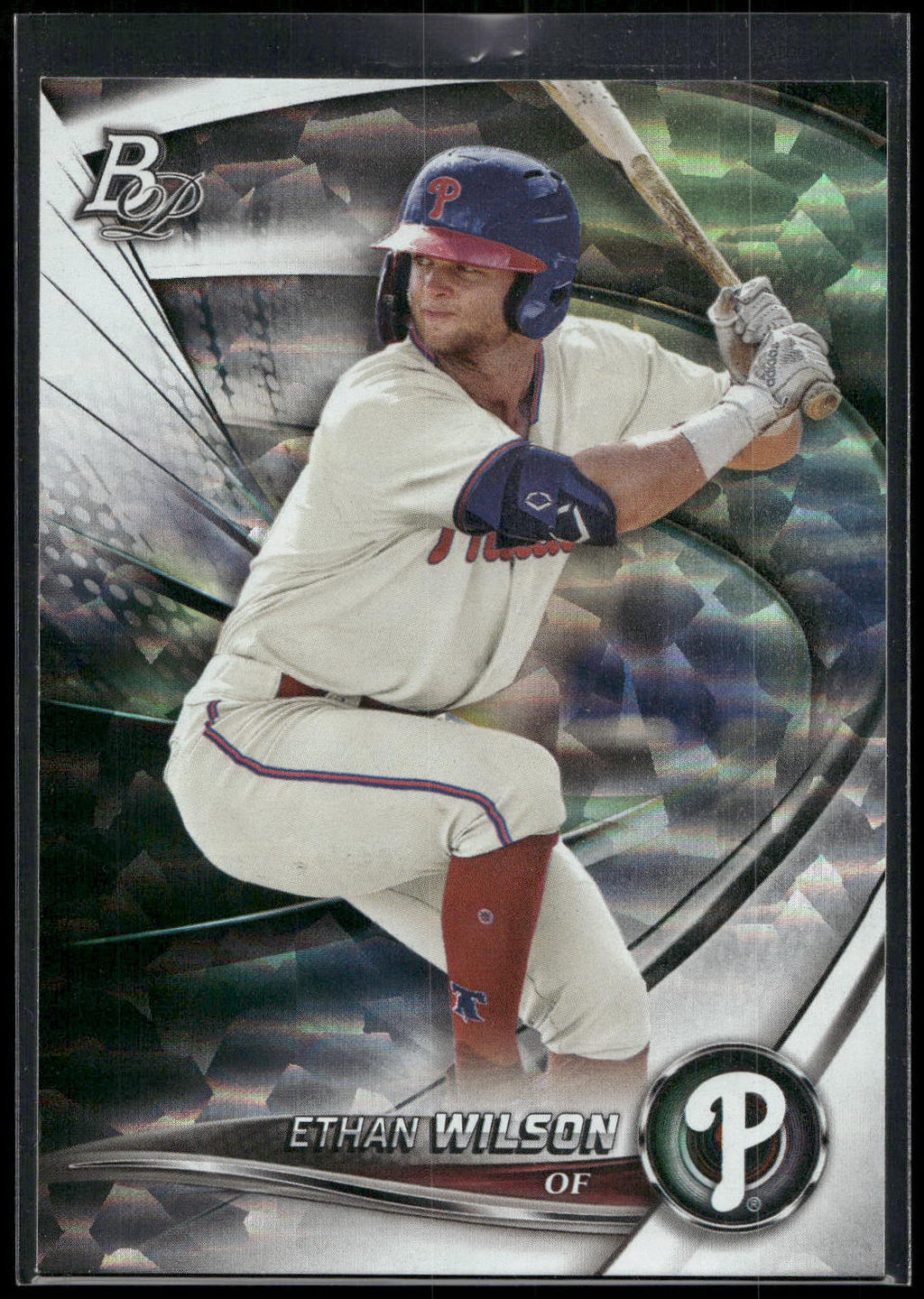 2022 Bowman Platinum #TOP-10 Ethan Wilson Top Prospects Ice Foilboard