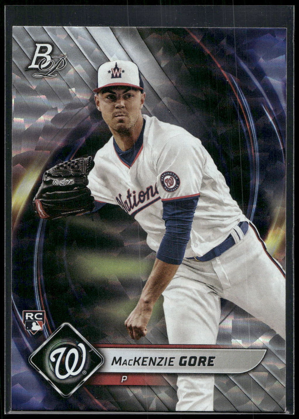 2022 Bowman Platinum #59 MacKenzie Gore Ice Foilboard