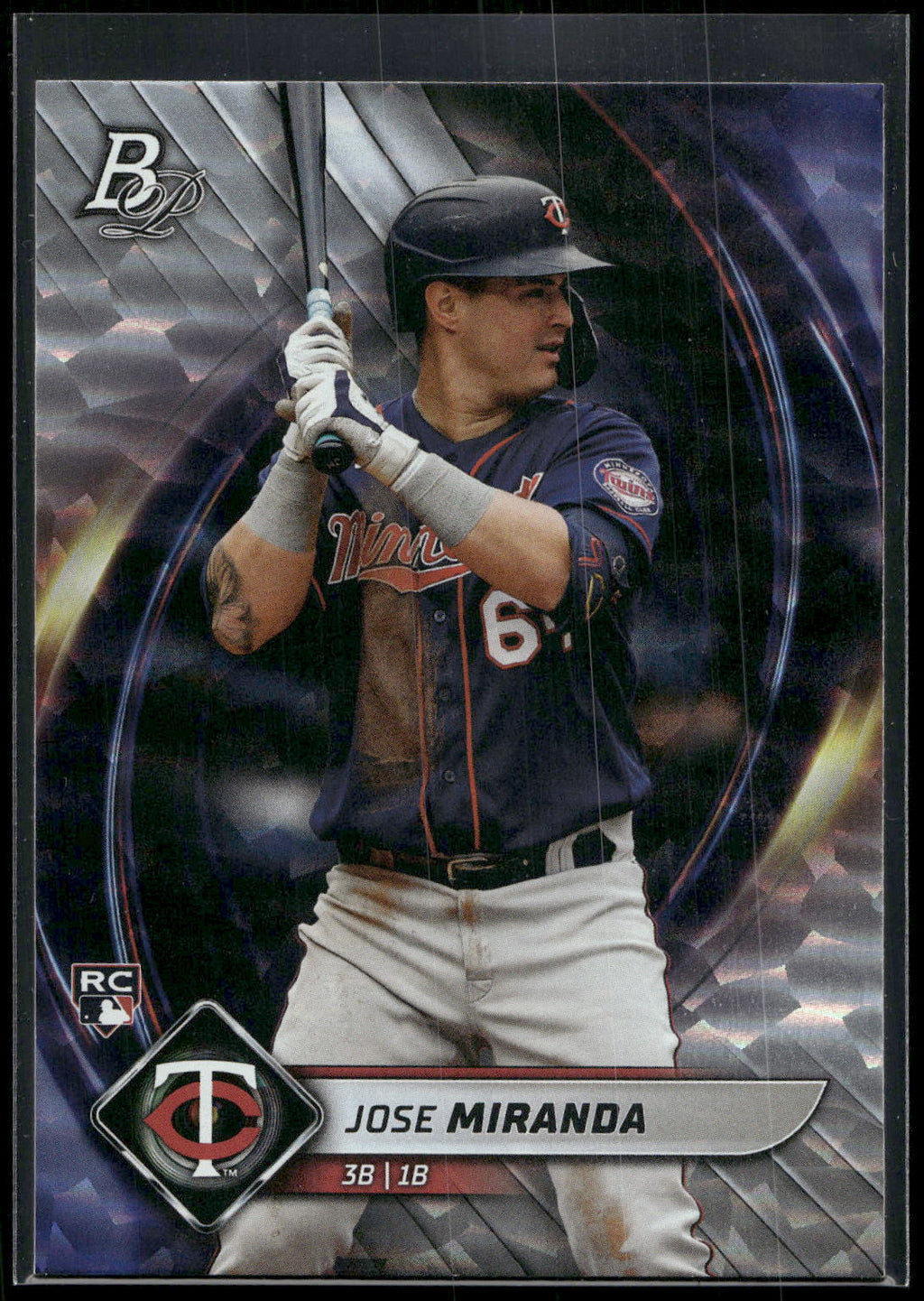 2022 Bowman Platinum #58 Jose Miranda Ice Foilboard