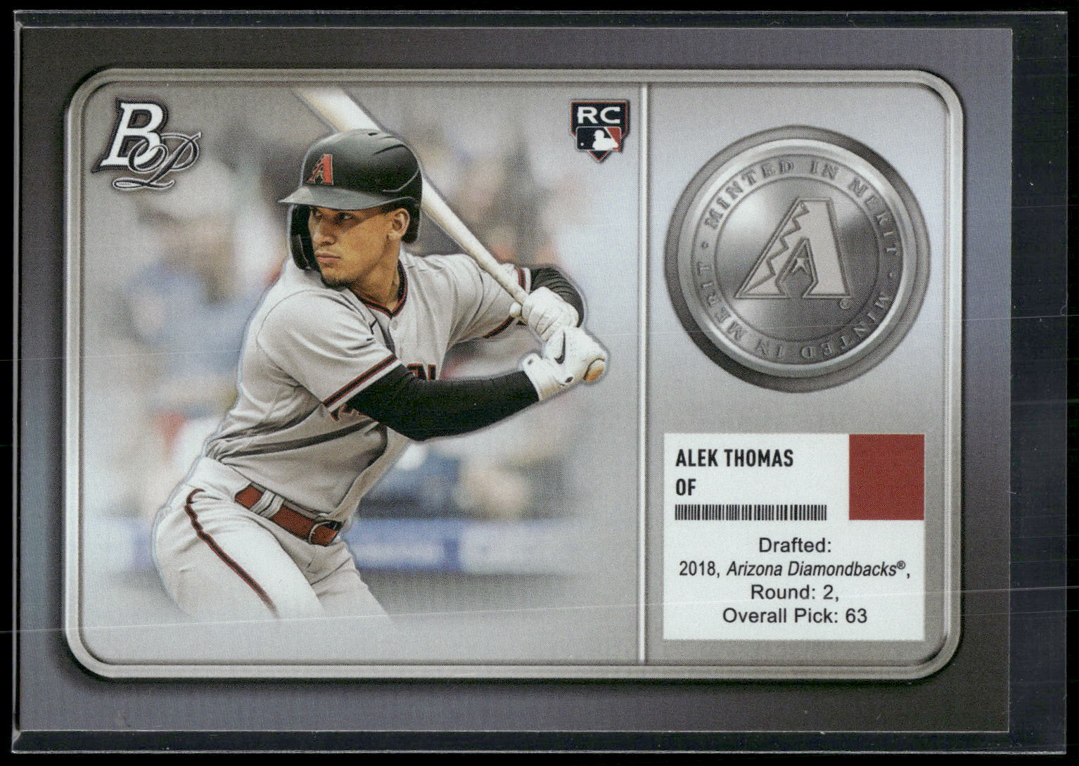 2022 Bowman Platinum #MM-5 Alek Thomas Minted in Merit
