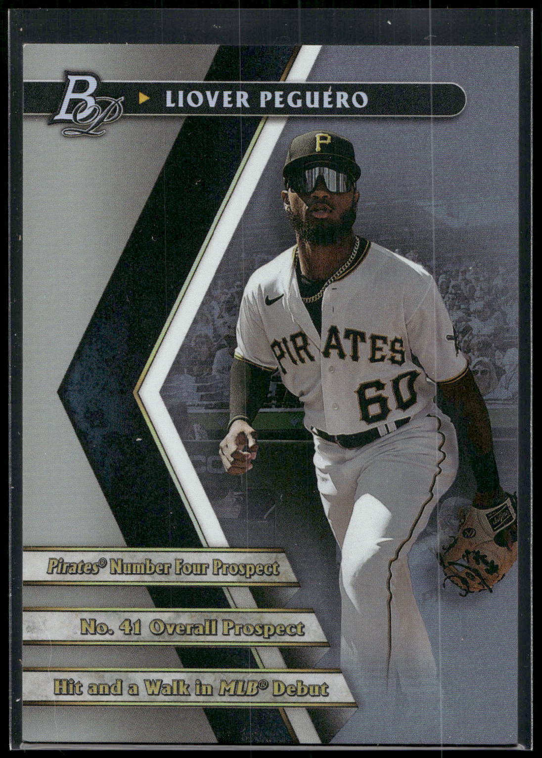 2022 Bowman Platinum #PPF-12 Liover Peguero Platinum Portfolios
