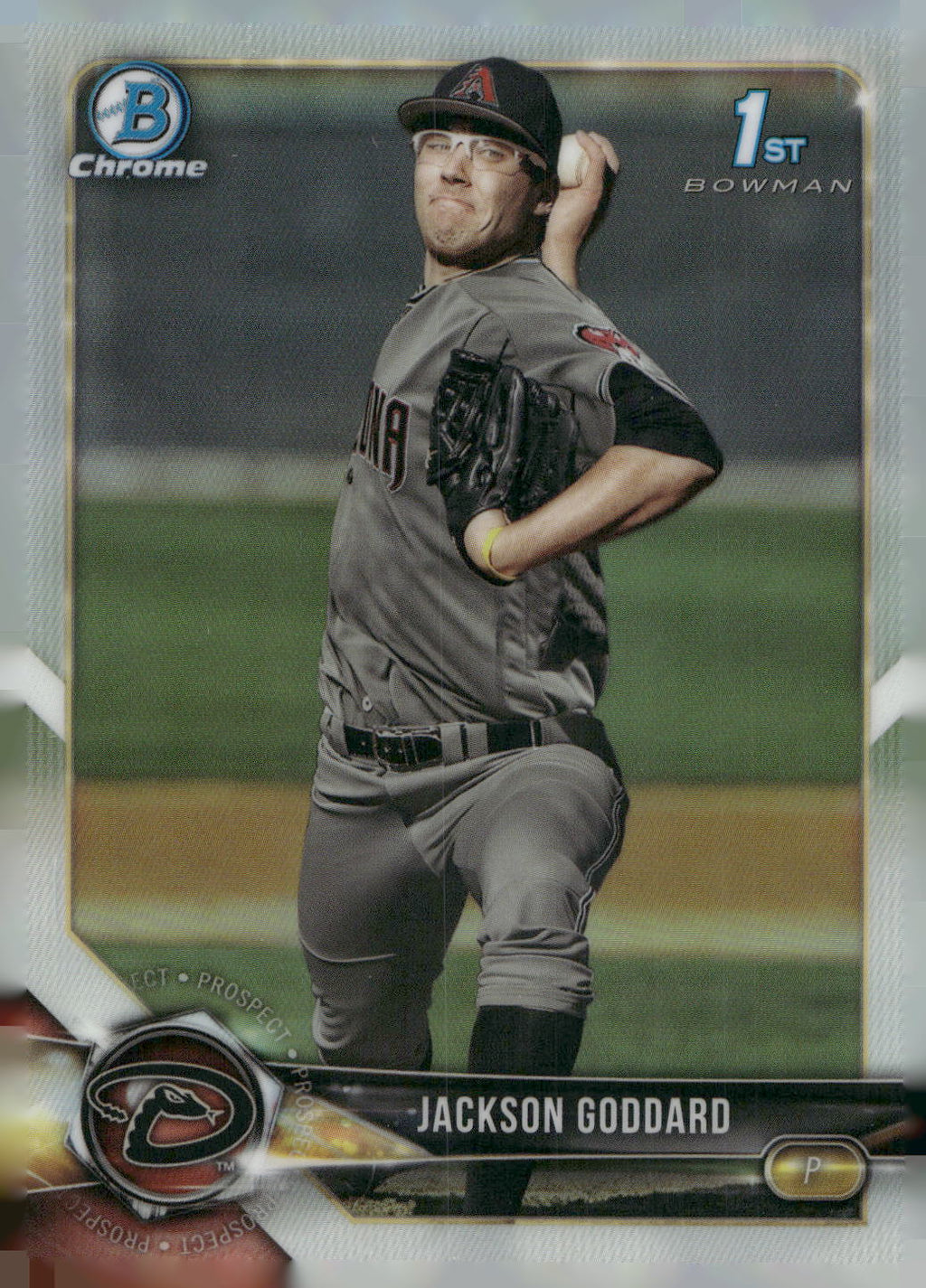 2018 Bowman Draft #BDC-147 Jackson Goddard Chrome Refractors