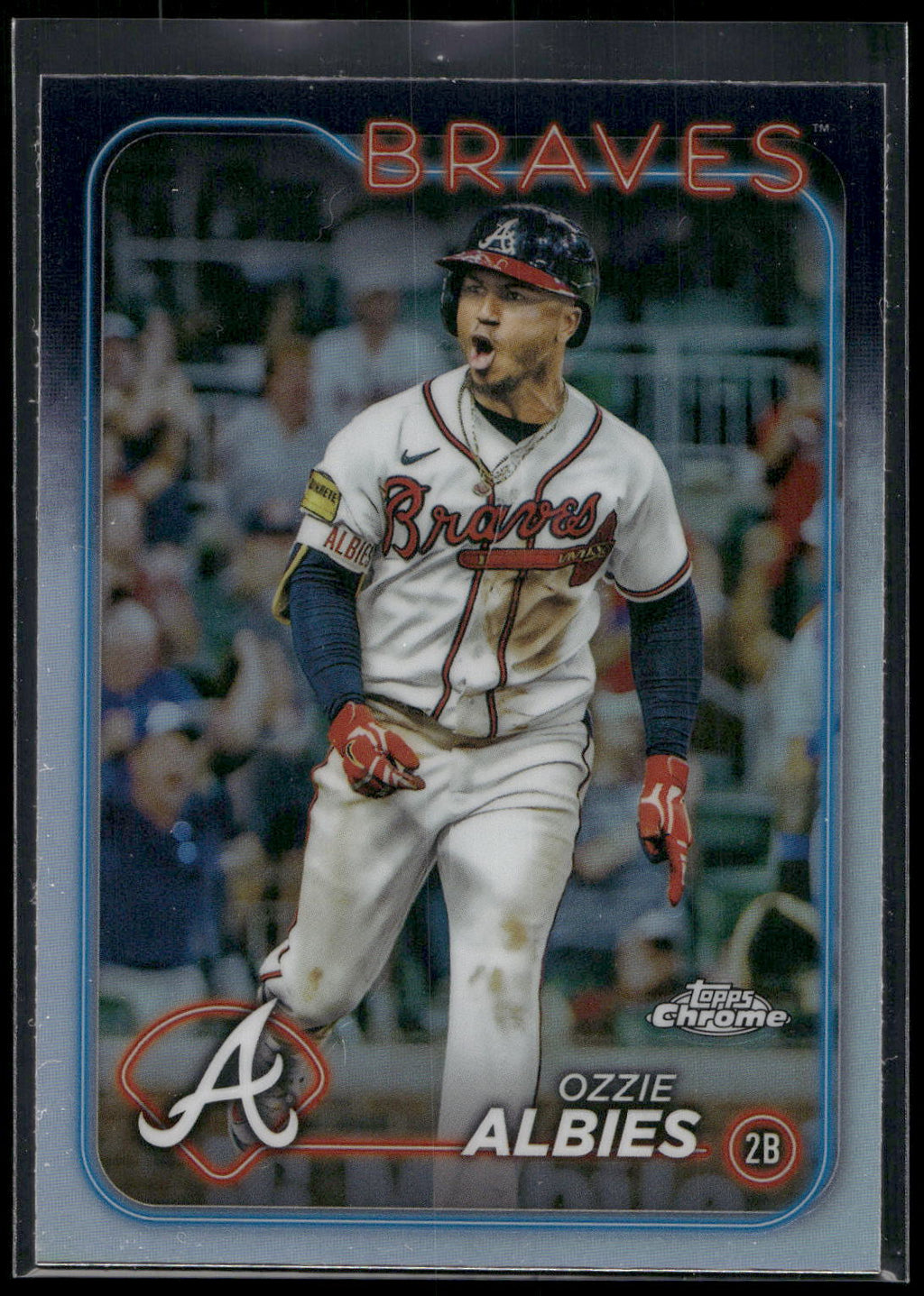 2024 Topps Chrome #9 Ozzie Albies Refractors