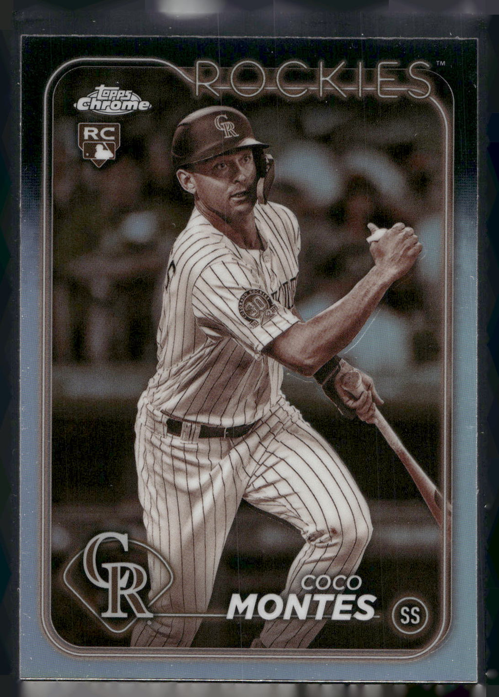 2024 Topps Chrome #182 Coco Montes Sepia Refractors
