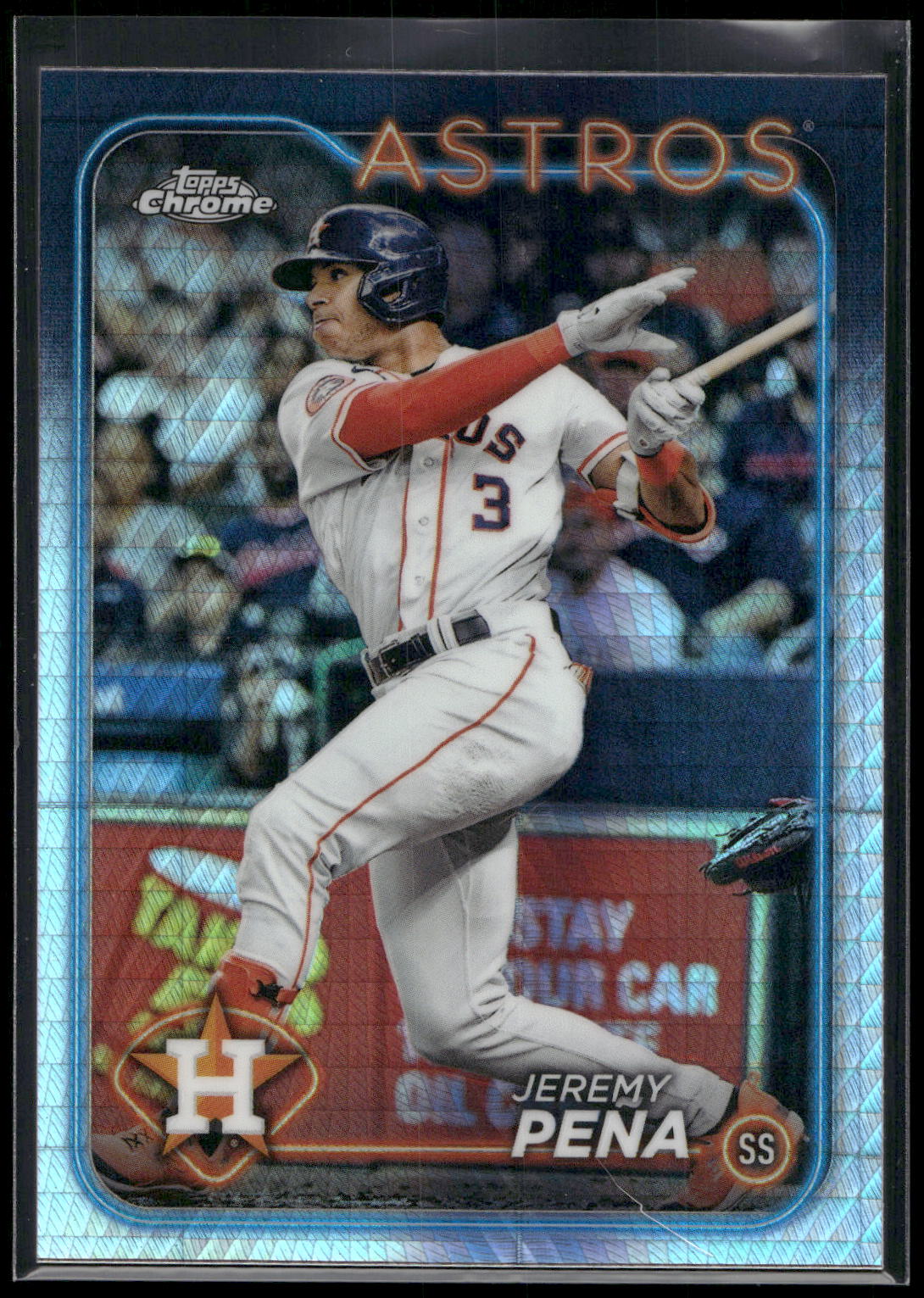 2024 Topps Chrome #244 Jeremy Peña Prism Refractors