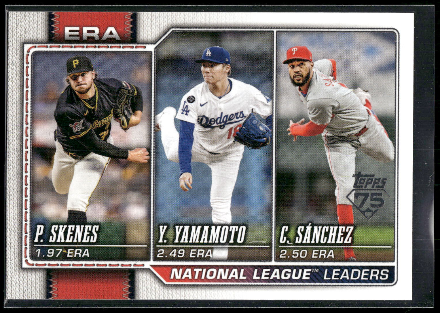 2026 Topps #203 (Paul Skenes / Yoshinobu Yamamoto / Cristopher Sánchez)