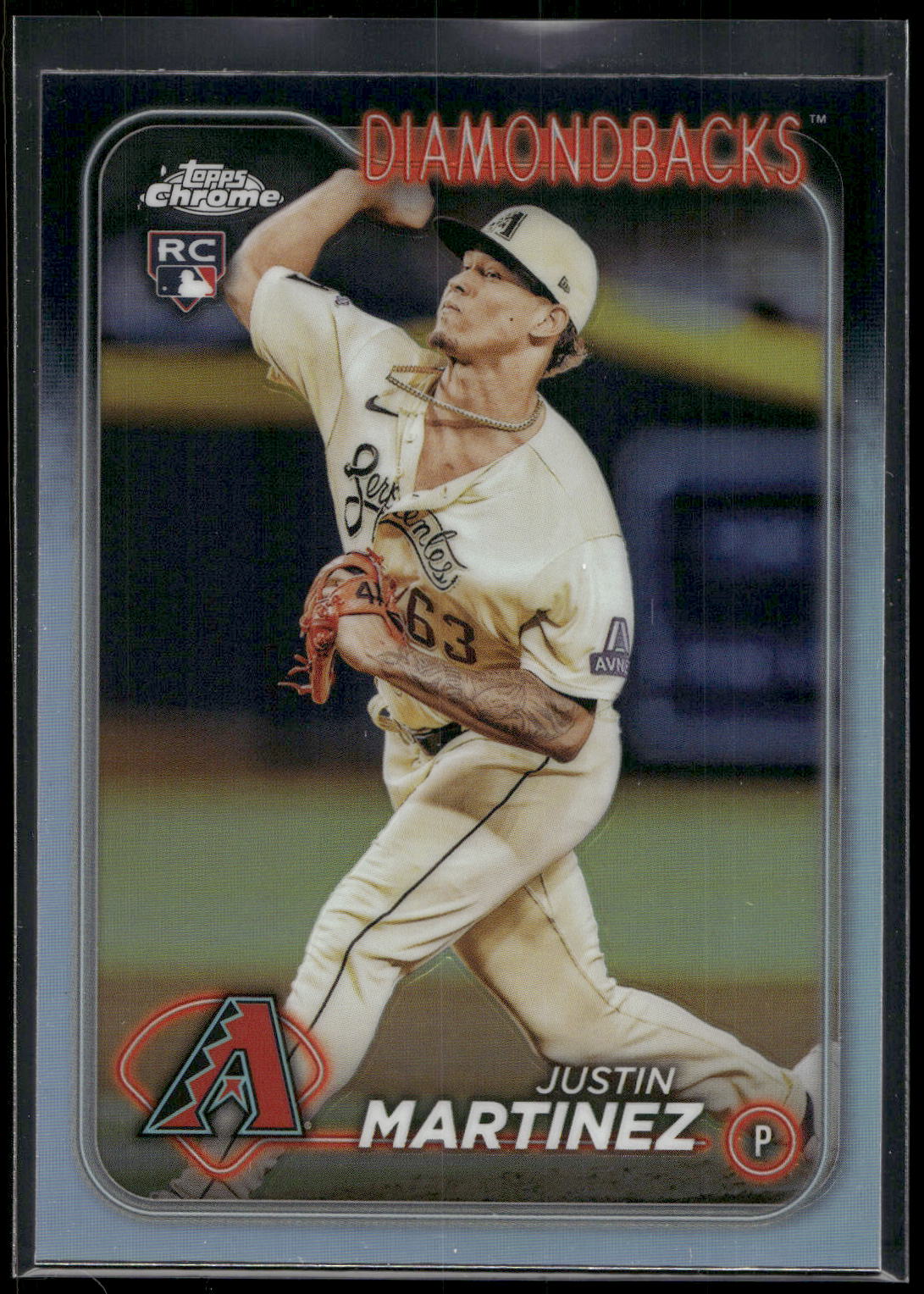 2024 Topps Chrome #159 Justin Martinez Refractors