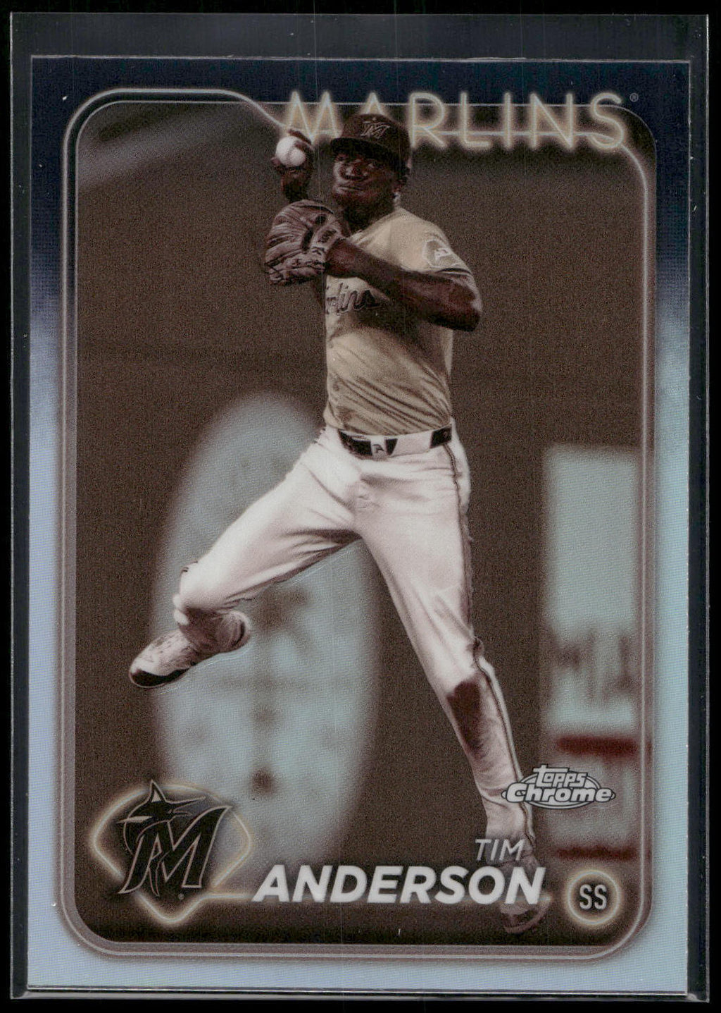 2024 Topps Chrome #204 Tim Anderson Sepia Refractors