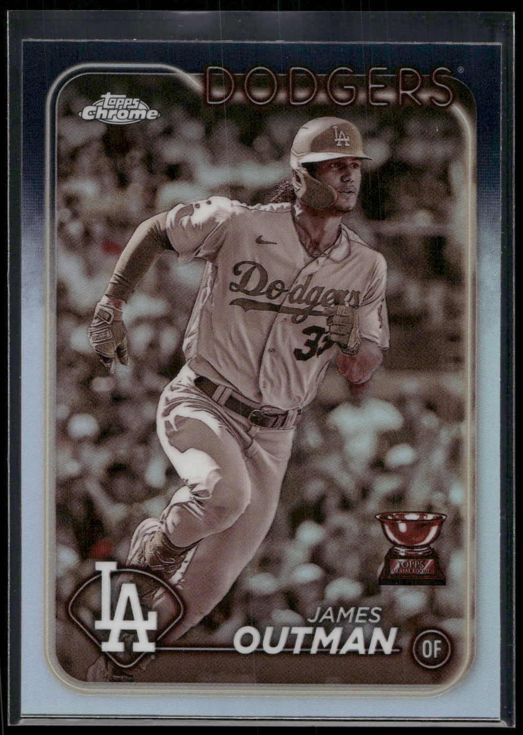 2024 Topps Chrome #68 James Outman Sepia Refractors