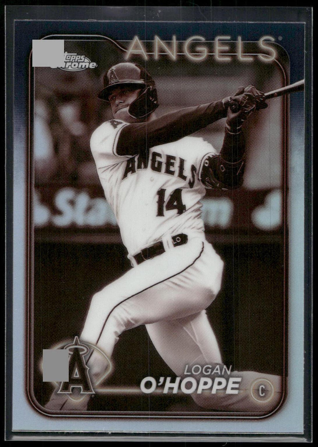 2024 Topps Chrome #199 Logan O'Hoppe Sepia Refractors