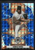 2022 Panini Mosaic #241 Camilo Doval Blue Camo Mosaic