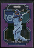 2022 Panini Prizm #220 Yohel Pozo Purple Prizm