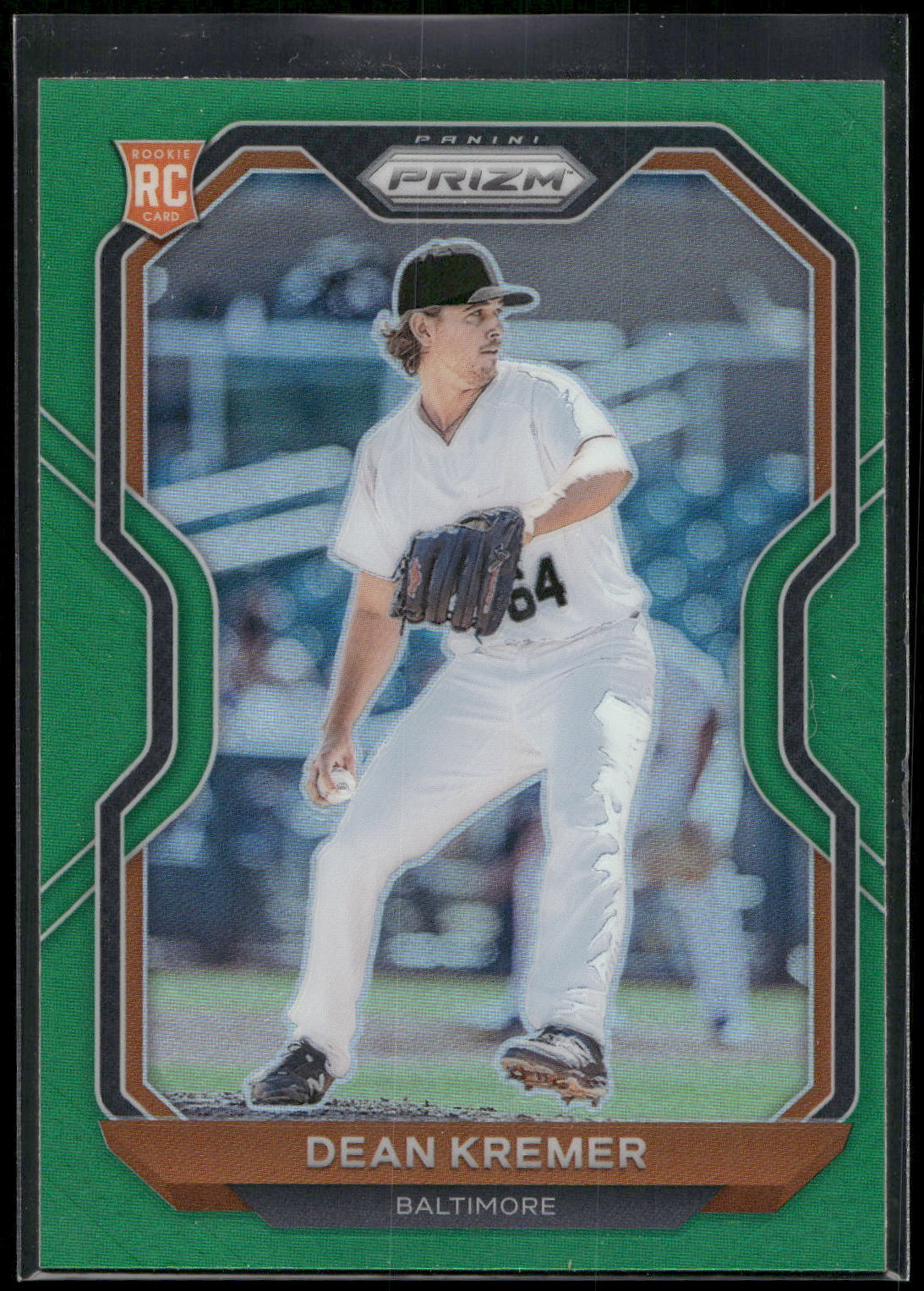 2021 Panini Prizm #232 Dean Kremer Green Prizm