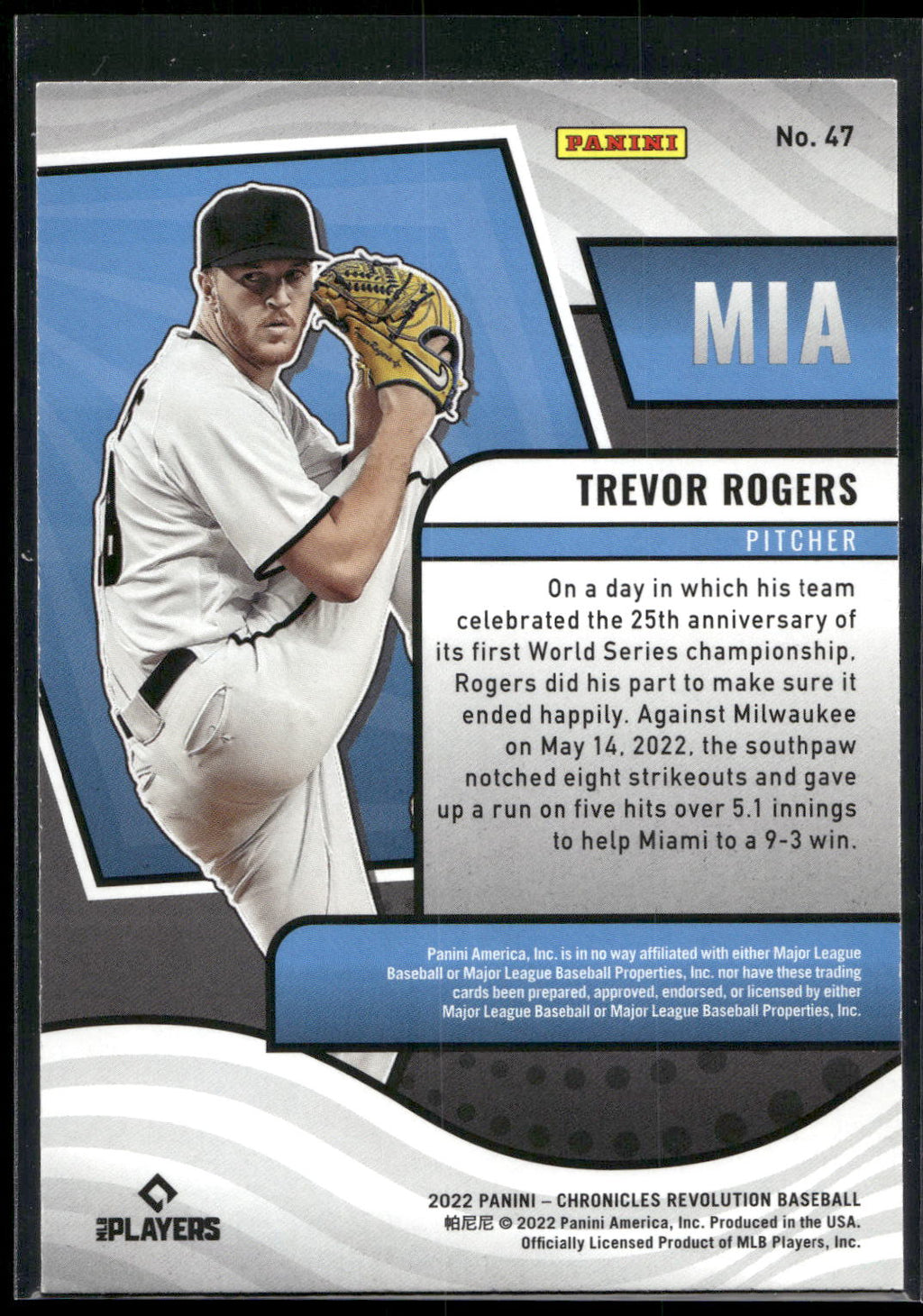 2022 Panini Chronicles #47 Trevor Rogers Revolution